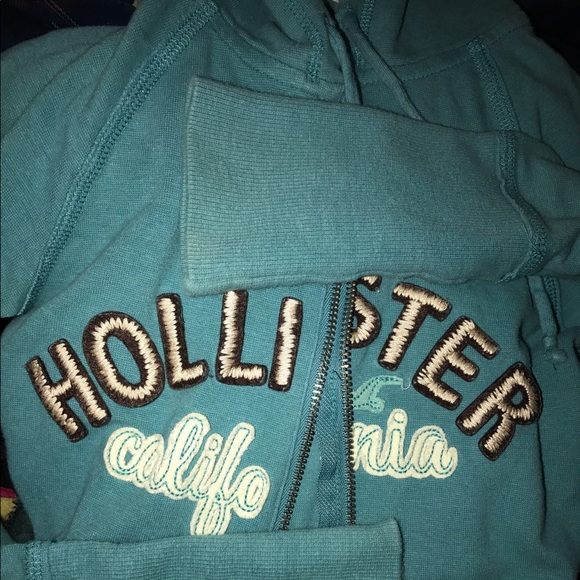 XS teal Hollister Cali Hoodie like New - Picture 5 of 8